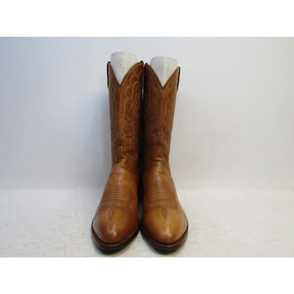 El Dorado Mens Size 11.5 D Brown All Leather Cowboy Western Boots main image 10